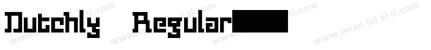 Dutchly Regular字体转换